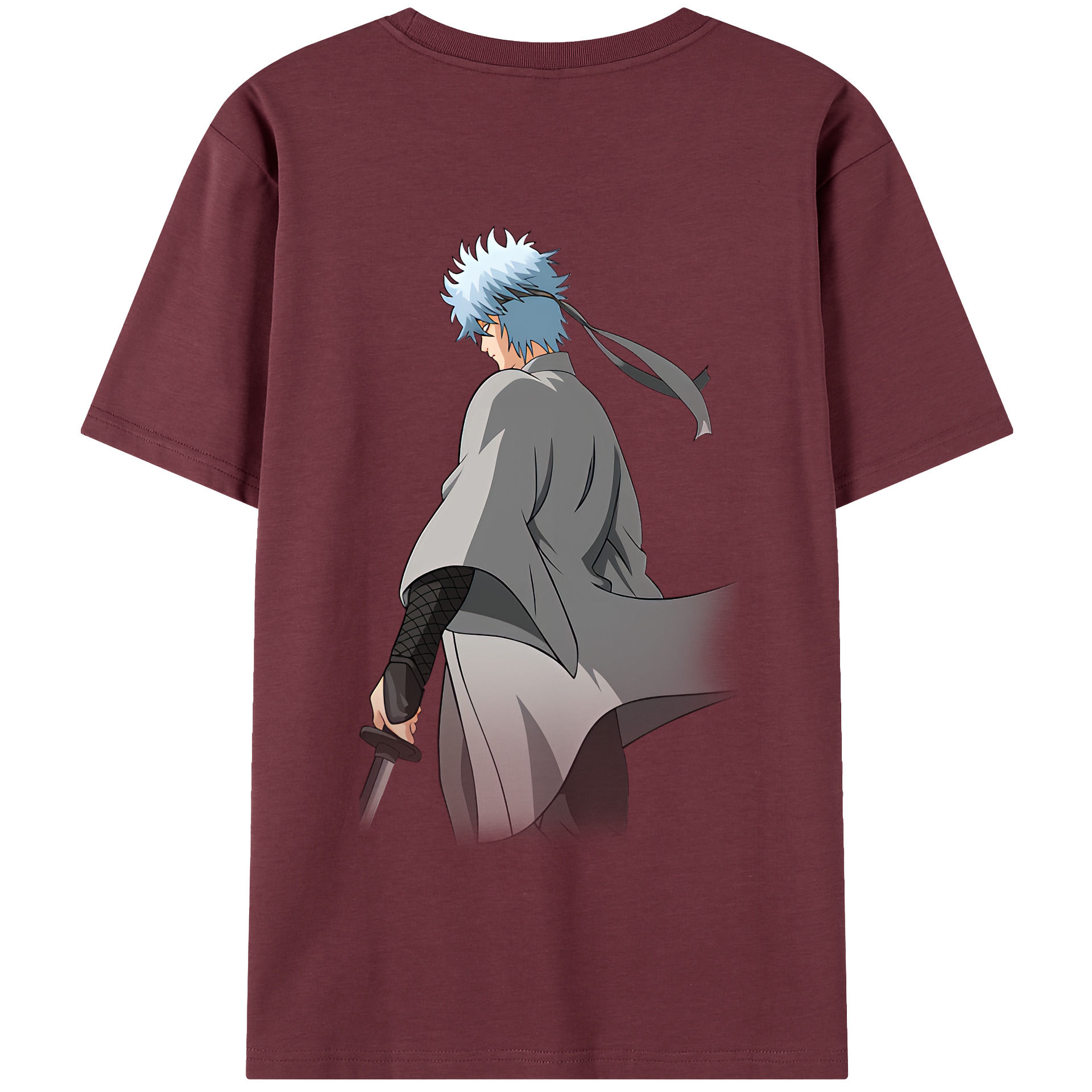 （画像用） ぎんたま 坂田銀時（さかたぎんとき） 神楽 志村新八（しむら しんぱち） GINTAMA Sakata Gintoki Kagura Shimura Shinpachi 綿100％半袖Tシャツ（背面プリント）
